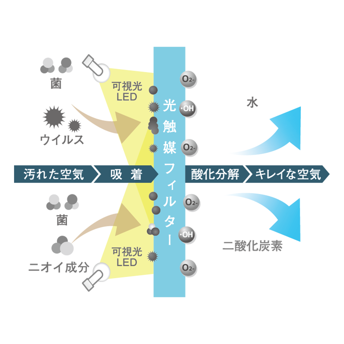 カルテックの光触媒テクノロジー